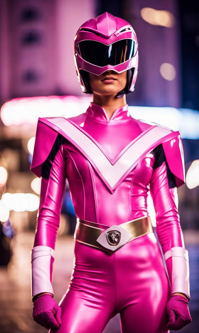 Pink Power Rangers Makeup ranger pink 1 by AIDID88 on DeviantArt
