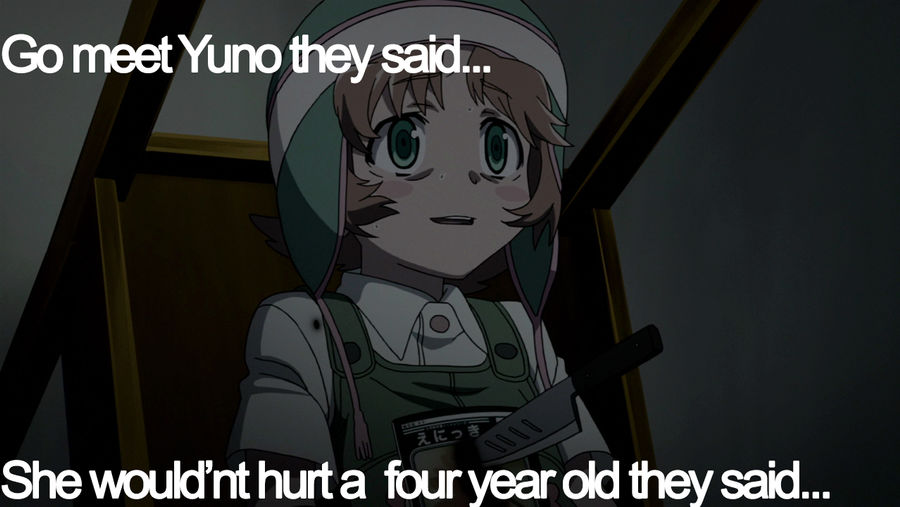 You must not know Yuno very well...