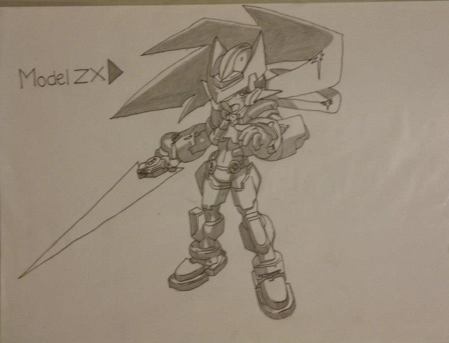 Model Zx Megaman ZX Model ZX by ddearden1 on DeviantArt