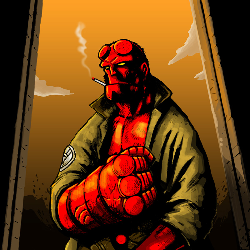 HELLBOY  OPEN THE DOOR