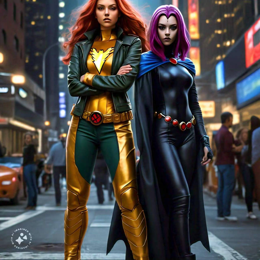 Raven Ph Phoenix and Raven by MisterEDH on DeviantArt