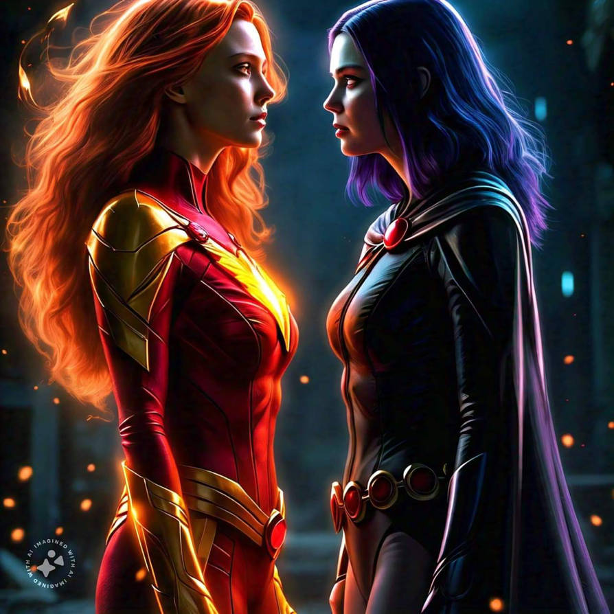 Raven Ph Phoenix and Raven (#2) by MisterEDH on DeviantArt