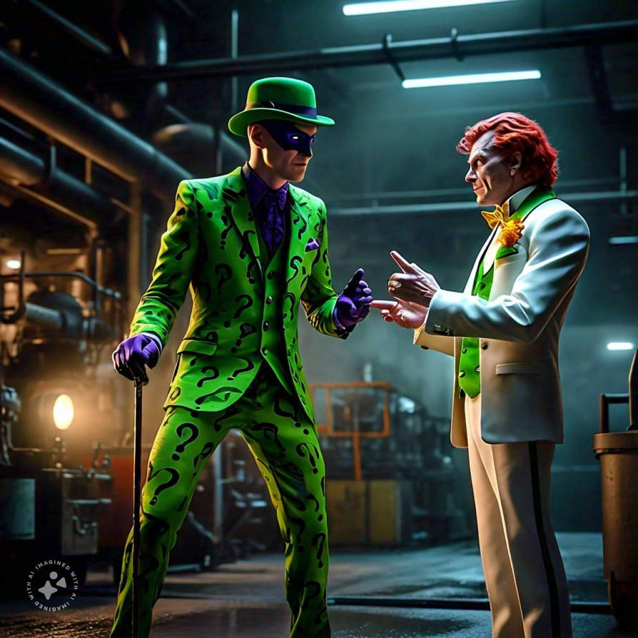 Exile Zone Riddler The Riddler meets Arcade by MisterEDH on DeviantArt