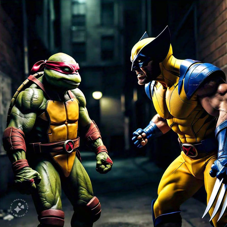 Wolverine Raphael Raphael and Wolverine: Friends or Foes by MisterEDH on DeviantArt