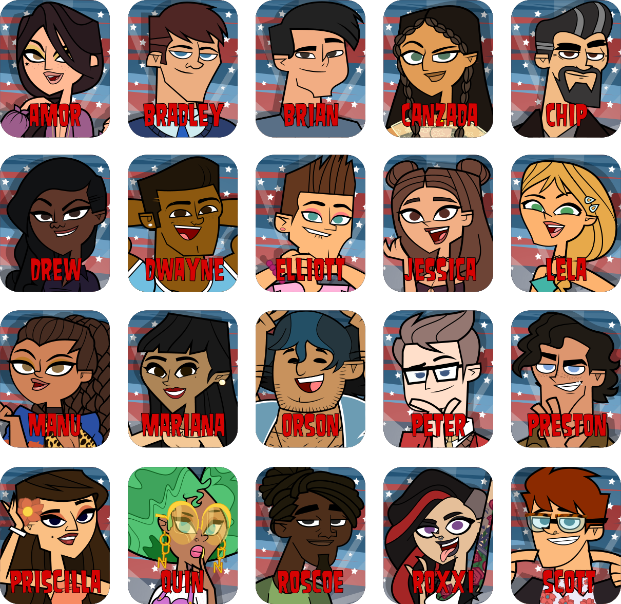 Total Drama Pahkitew Island Cast by MustacheSkulls on DeviantArt