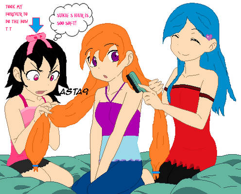 Mazaki, Suki, and Lana