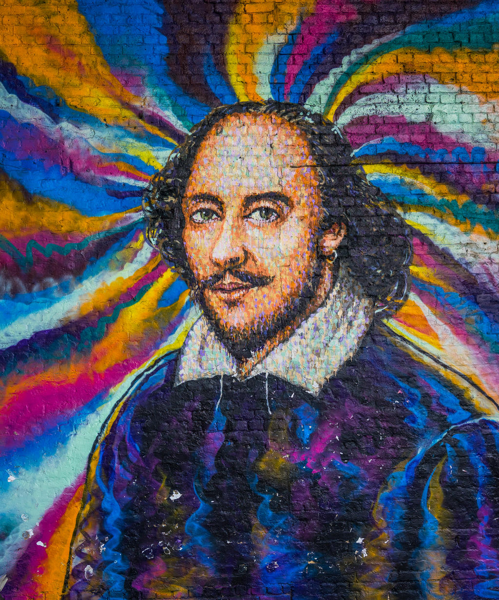 William Shakespeare, Street Art, London by deepgrounduk on DeviantArt