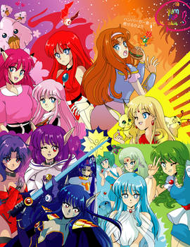 Girls of Phantasy Star - Color Wheel