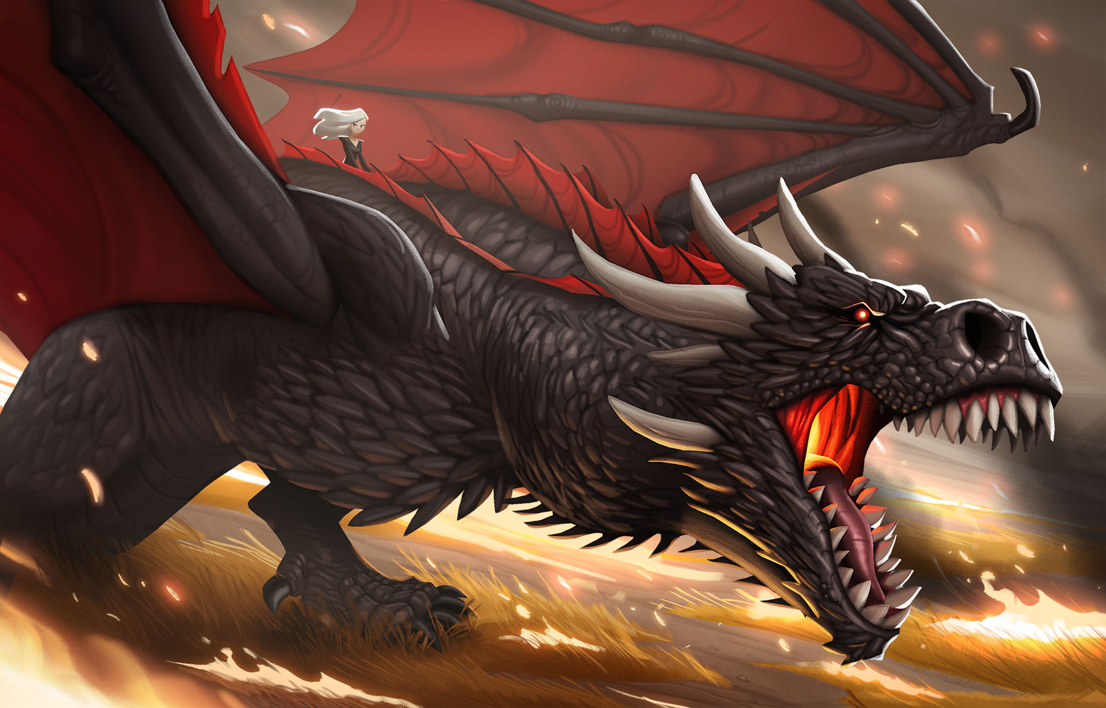 Fire and blood by Henkkab
