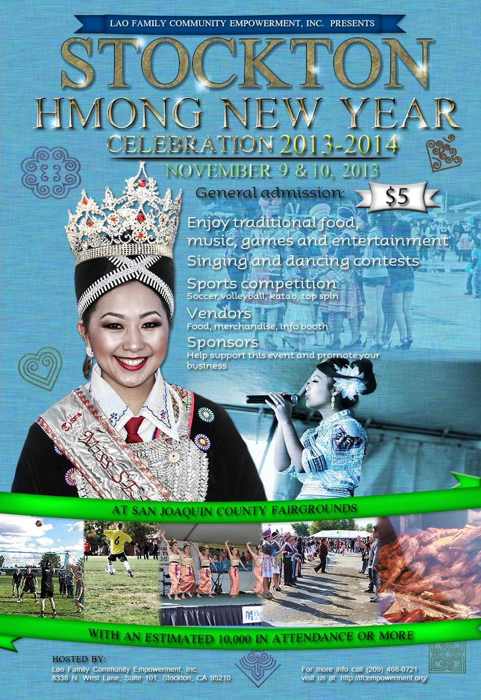 Stockton Hmong New Year 2013 poster