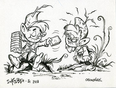 Inktober 2018 / Slice 1