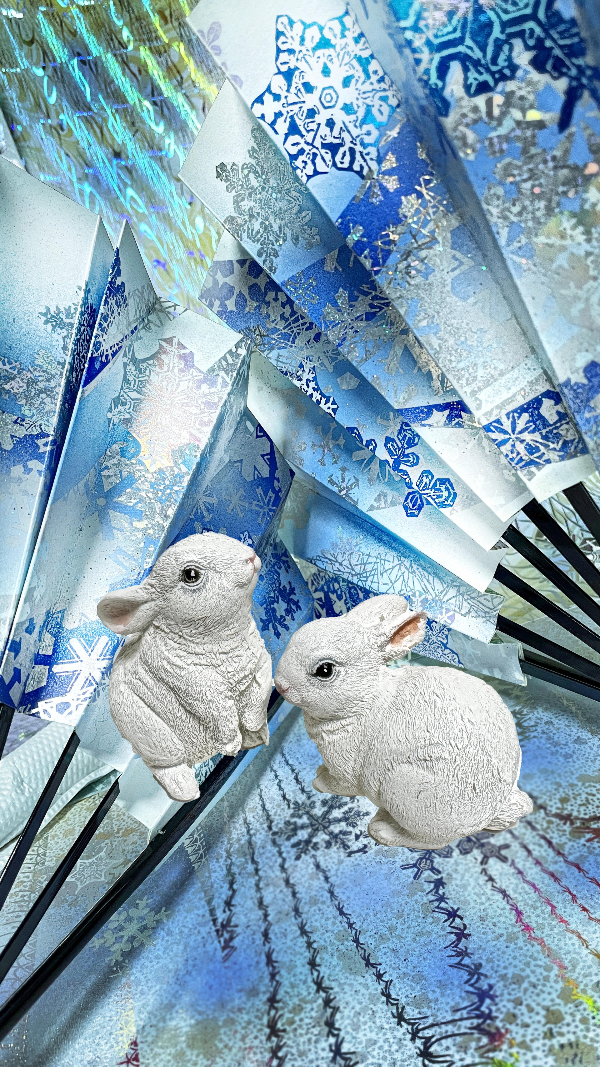 Snow Rabbits by keisui on DeviantArt