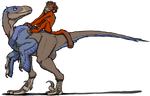 Simian Dino Jockey by eorhythm
