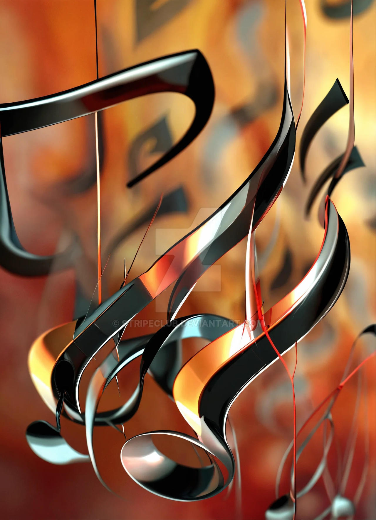 Dancing Music notes by stripeclub on DeviantArt