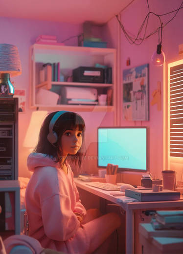 Cute lofi girl