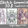 Sketch Commissions Open