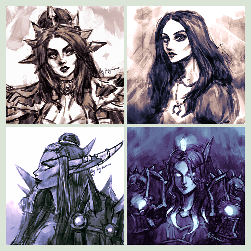 April sketch portraits batch