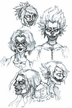 WoW: Forsaken Ladies sketch