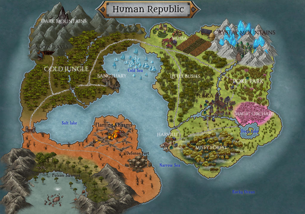 Human Continent Map by Raindramon on DeviantArt