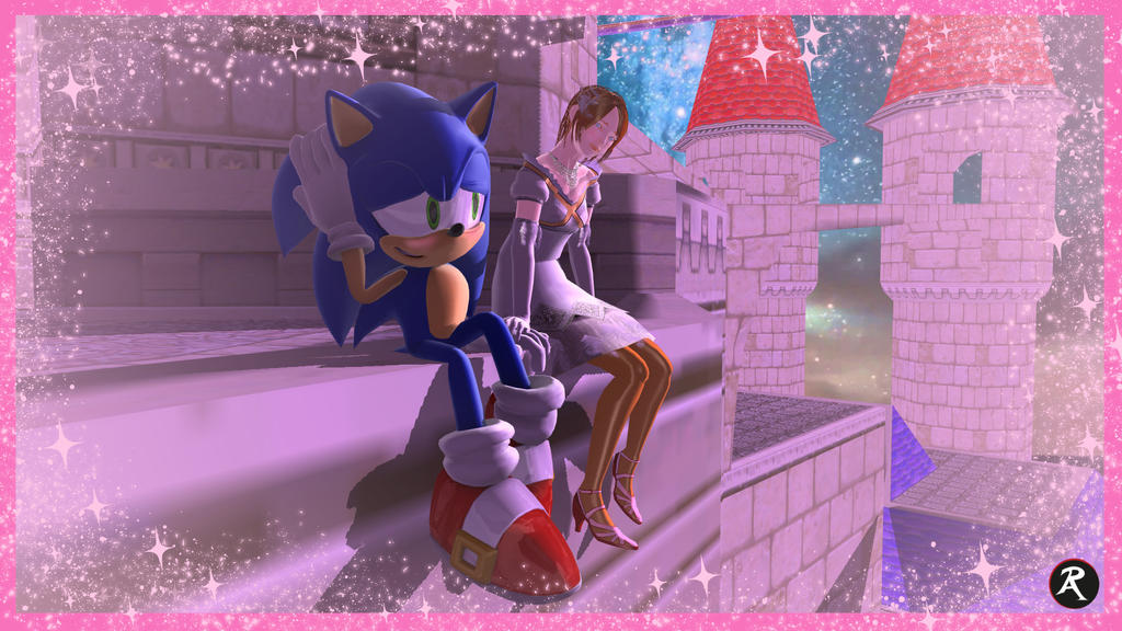 Sonic and Elise by chromedome113 on Newgrounds