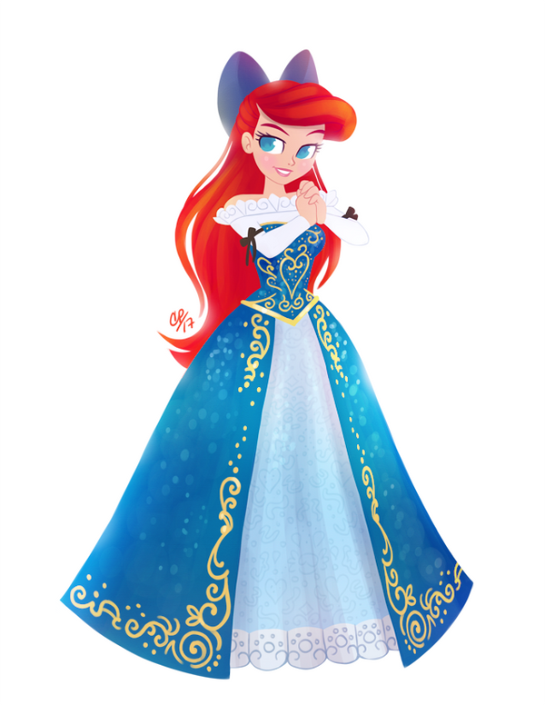 Princess Ariel - The Little Mermaid by courtneymermaid