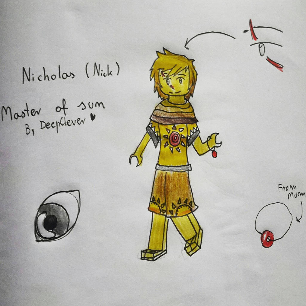 Ninjago: Nick, master of sun by DeepClever on DeviantArt