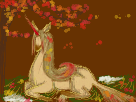 Autumn unicorn