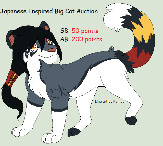 JAP Inspired Big Cat Auction - CLOSED