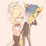 COM 13 couple chibi