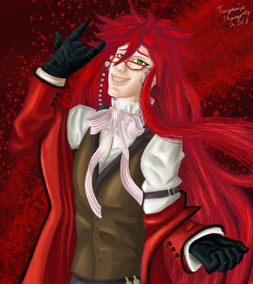 Shinigami Grell Sutcliff by TurquoiseThought on DeviantArt.
