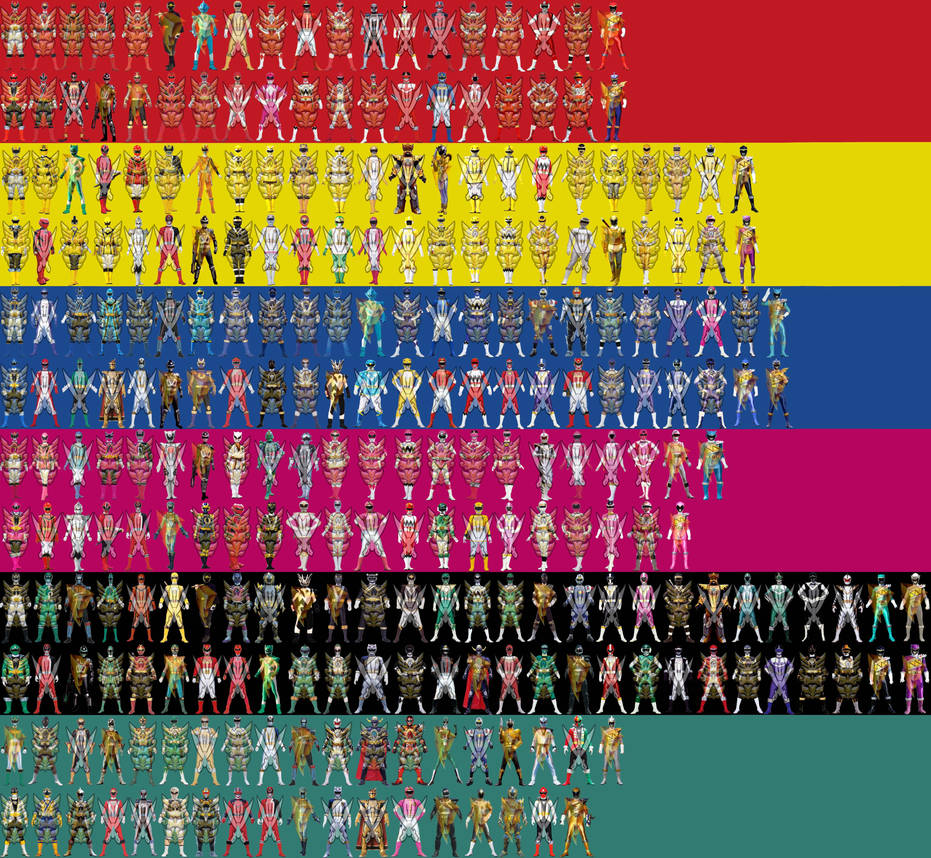 All Possible Ranger Modes Usage Chart by Dishdude87 on DeviantArt