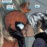 Black Cat And Spider-Man Tongue-Kiss