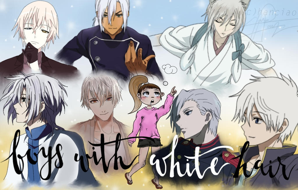 Anime Boys With White Hair By Hanciao On Deviantart Anime Boys With White Hair By Hanciao On Deviantart