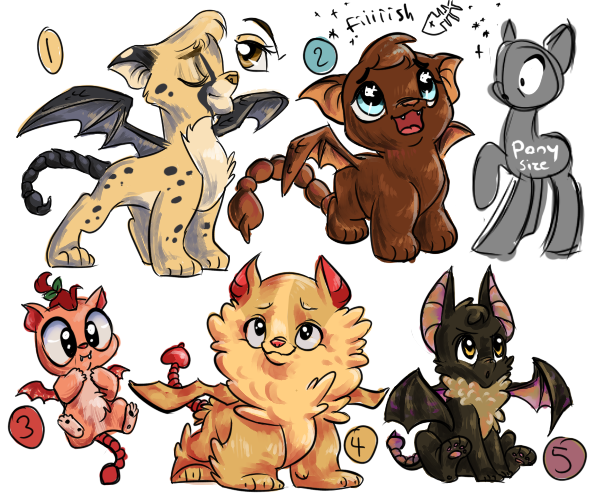 [CLOSED] Manticore Adopts!