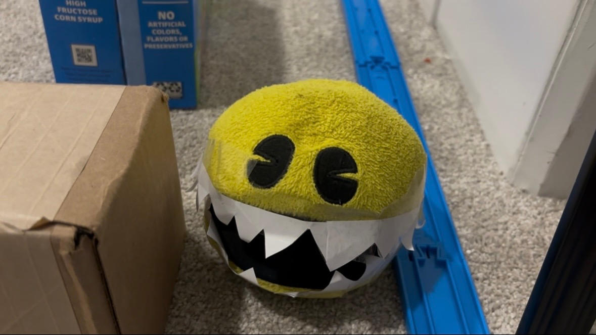 Pac-Man plush with sharp teeth by DavidLight7 on DeviantArt