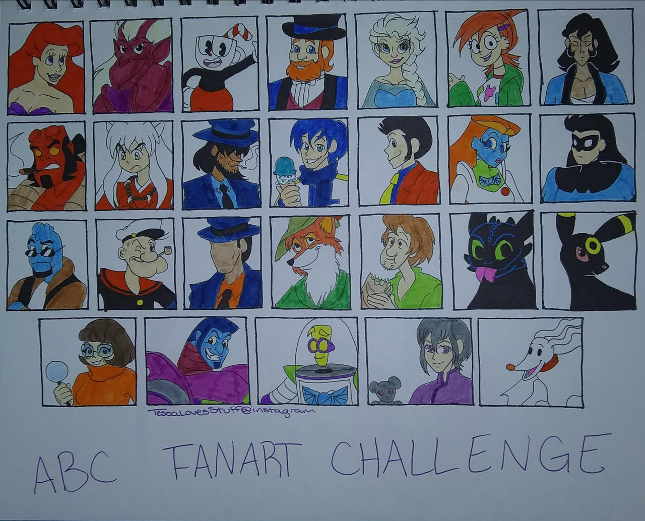 ABC Fanarts - TessaLovesOzzy Edition by TessaLovesOzzy on DeviantArt