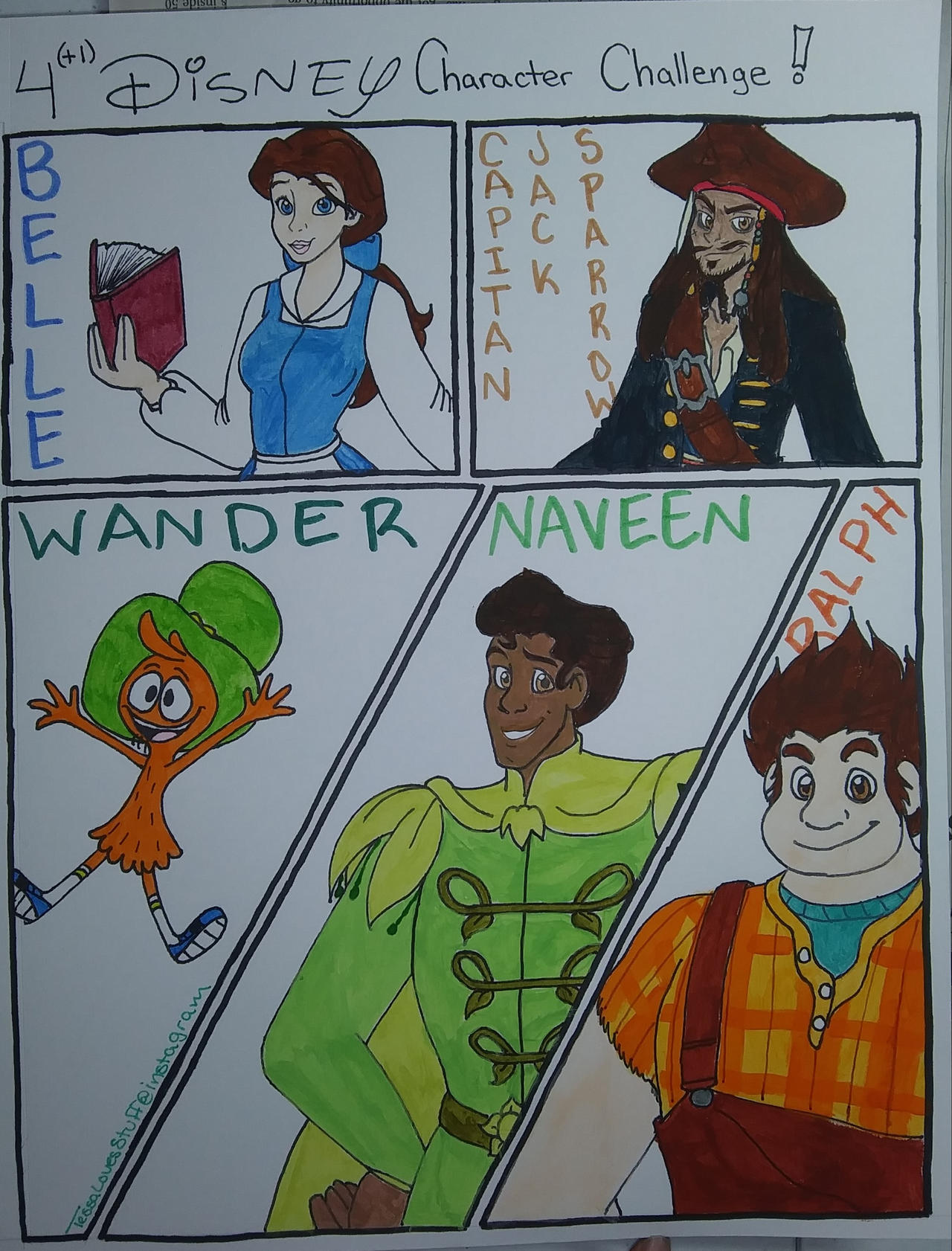 Disney Character Challenge by TessaLovesOzzy on DeviantArt
