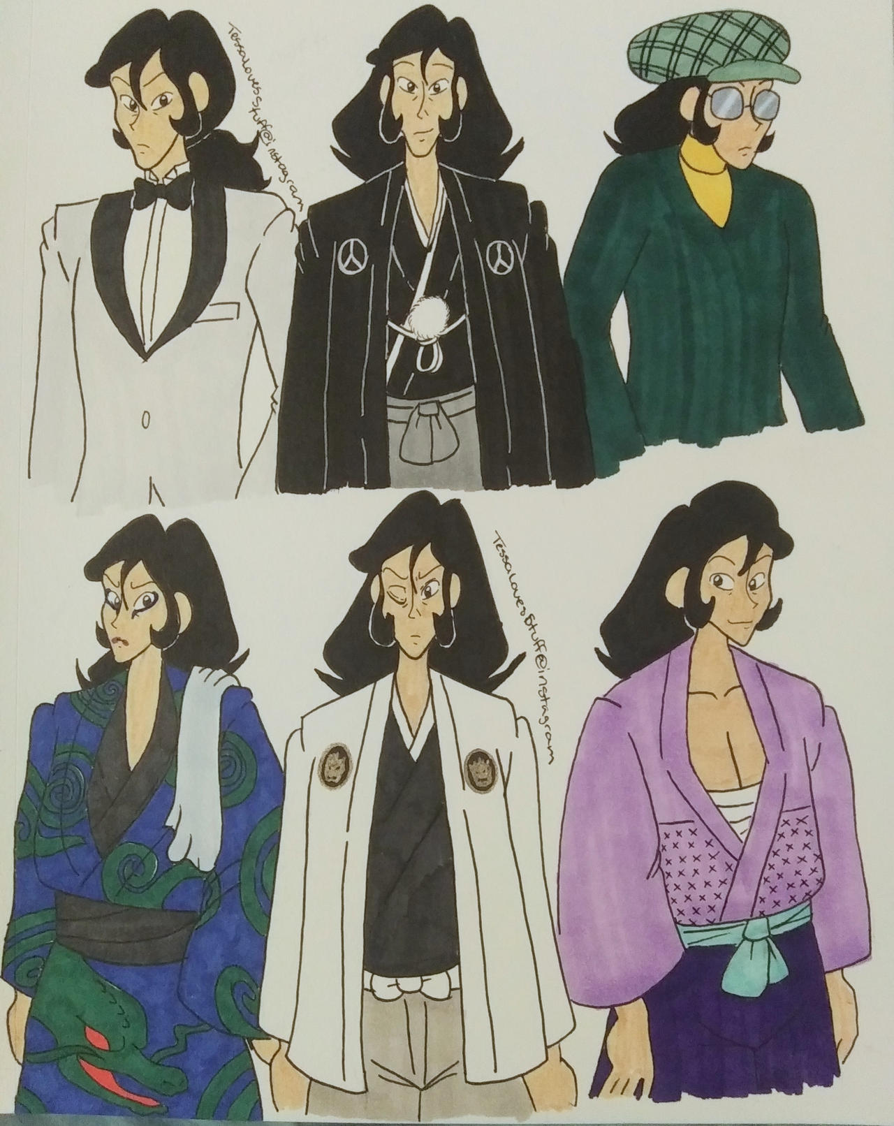 My Favorite Goemon Outfits by TessaLovesOzzy on DeviantArt