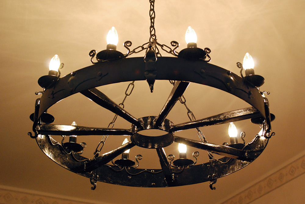 Iron Chandelier