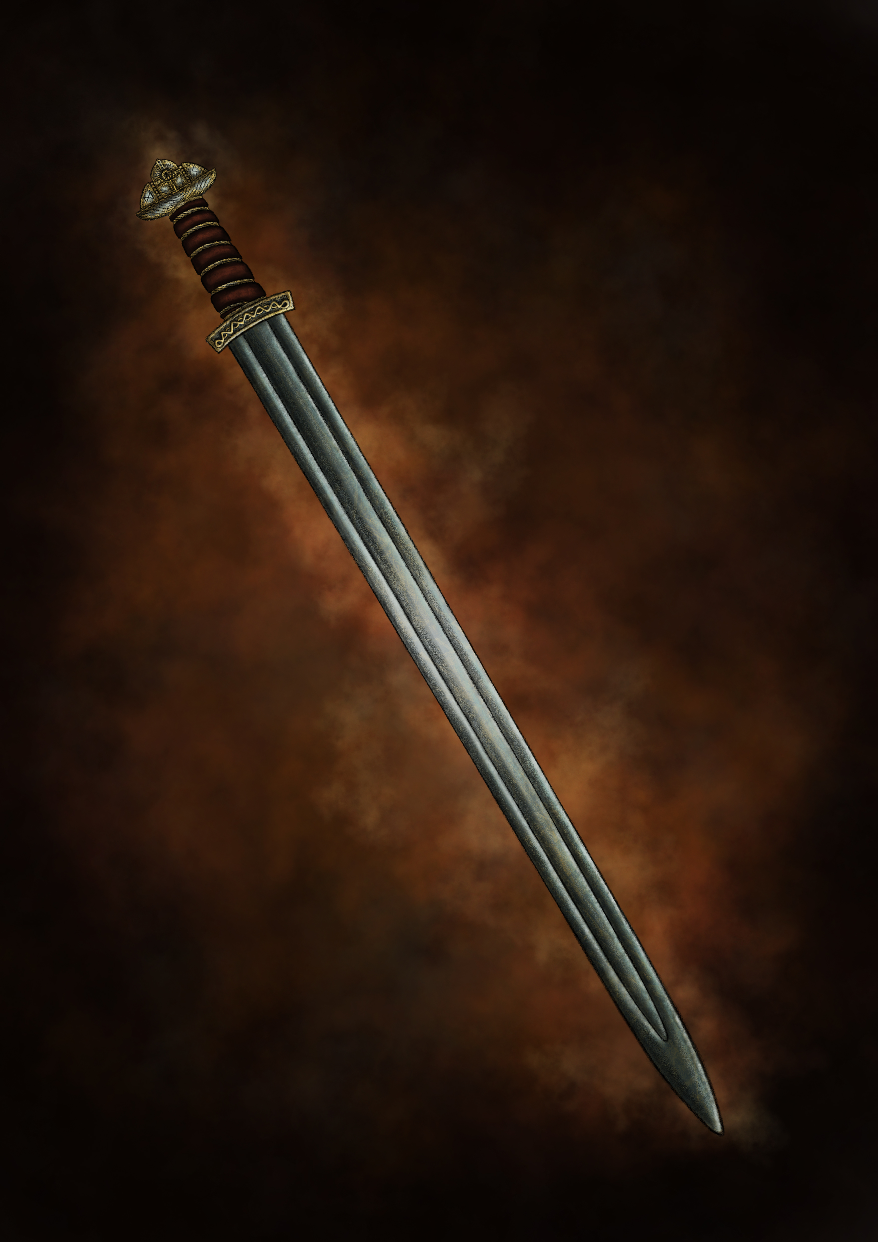 Fantasy Weapon: Sword of Day and Sun