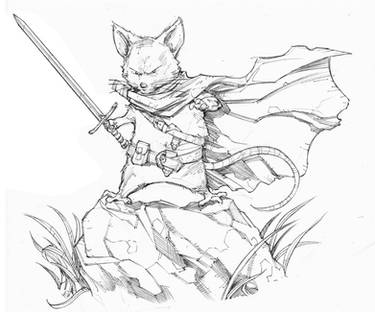 Mouseguard's Saxon Sketch