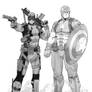 Deadpool and Captain America