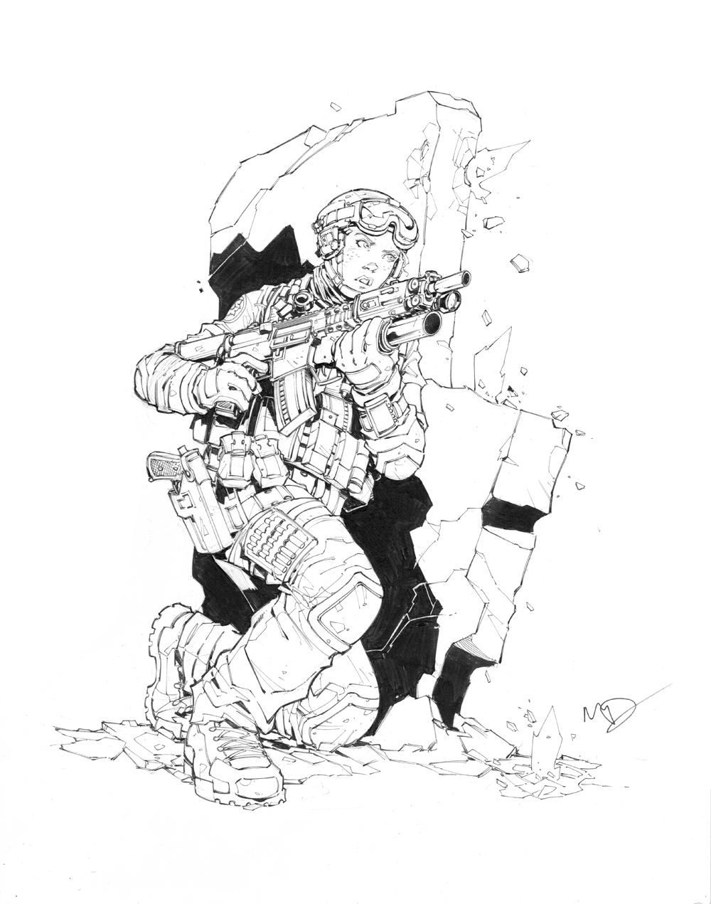 Near-Future-Soldier commission