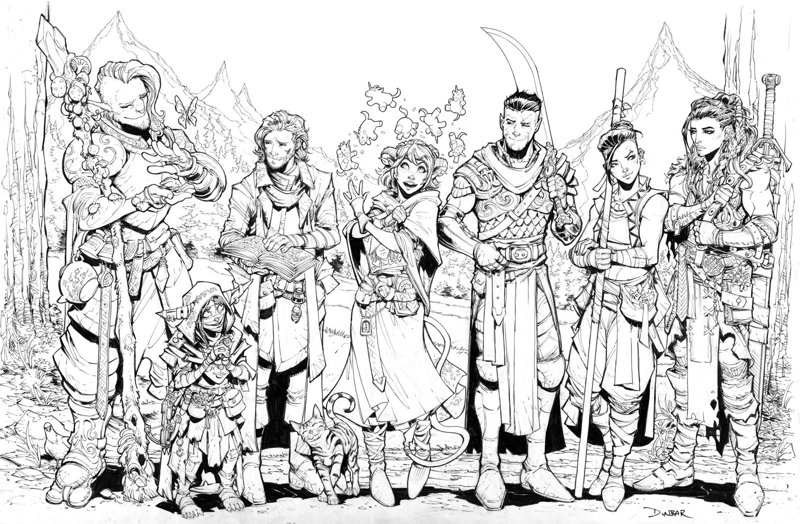 The Mighty Nein fan art free print by Max-Dunbar