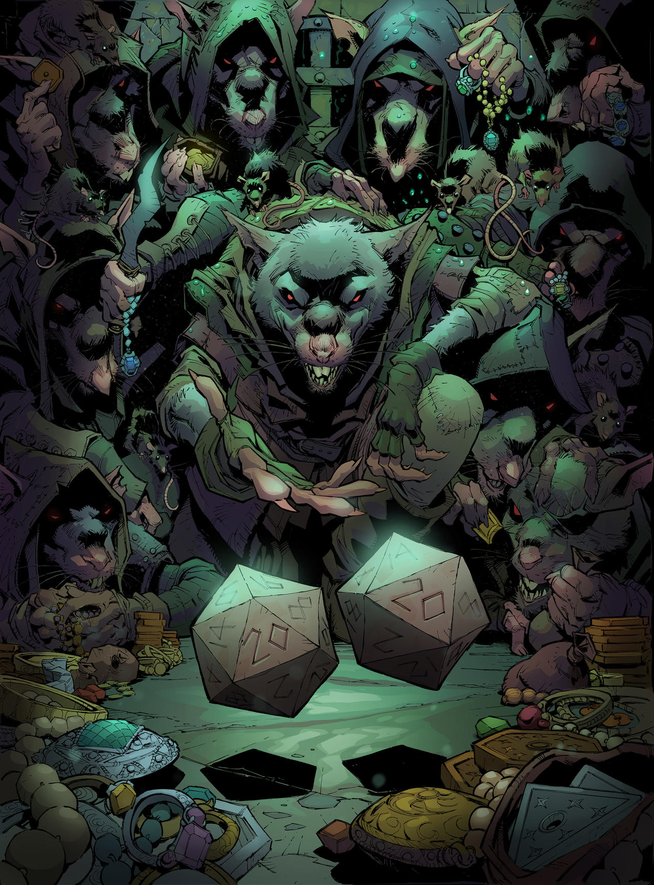 Wererats Dragon + Cover by Max-Dunbar on DeviantArt