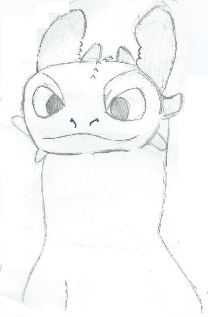 Toothless Headshot By Silver Shadow7 On DeviantArt