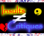 Insults are NOT Critiques