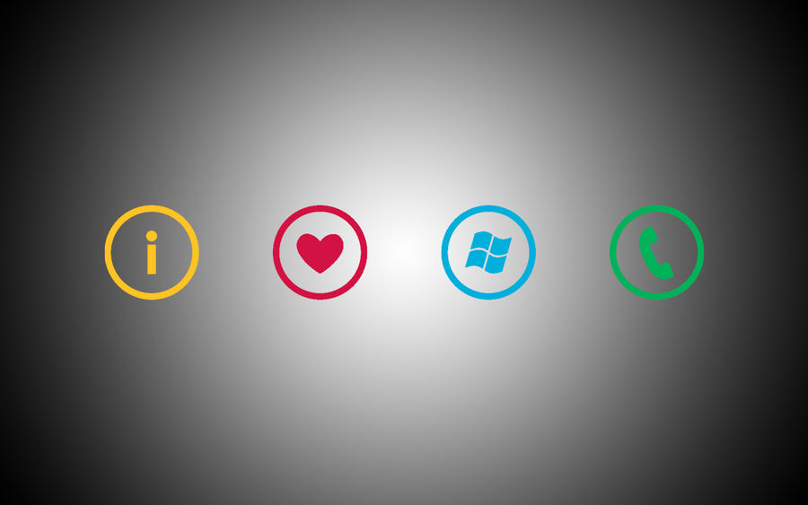 I Love WP7 Desktop PNG