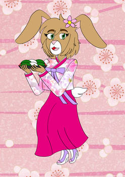 Hanbok rabbit