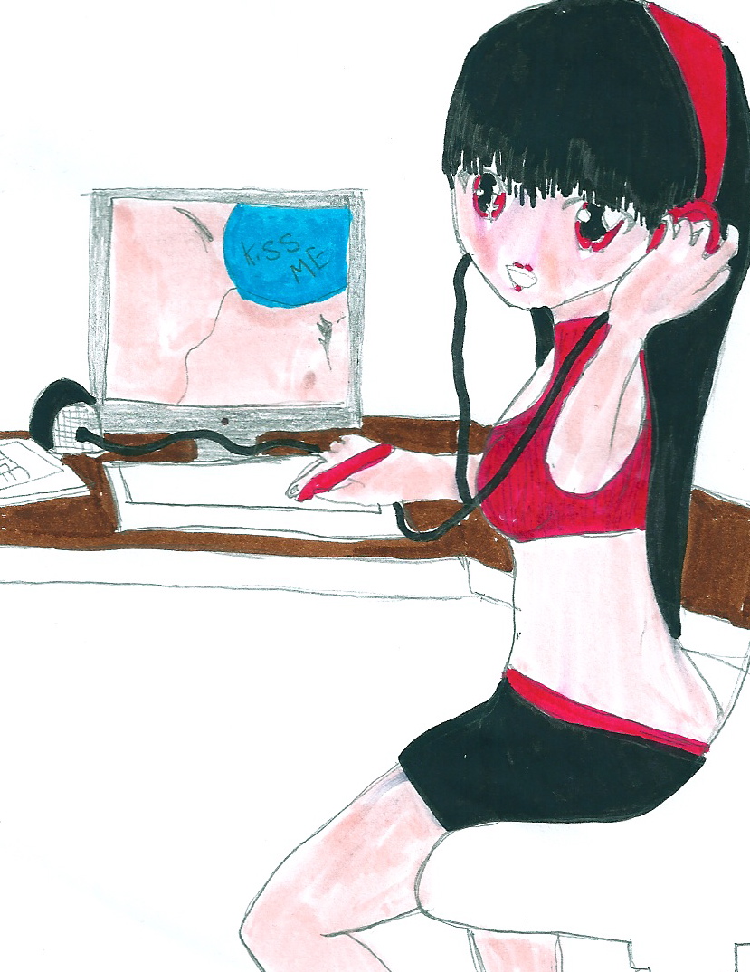 computer girl